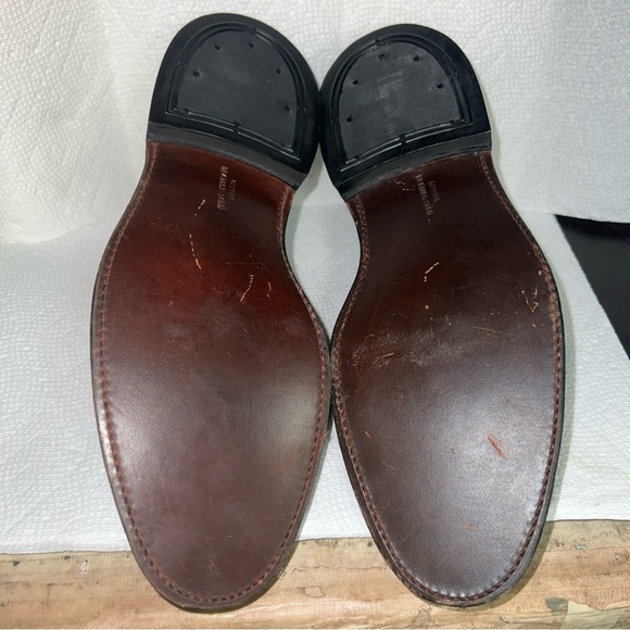 New Iron Age By Bostonian 8.5 D/B Black Wingtip Dress Safety Shoes - Picture 9 of 13